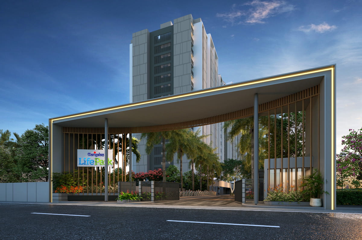 Mangalam Lifepark Elevation